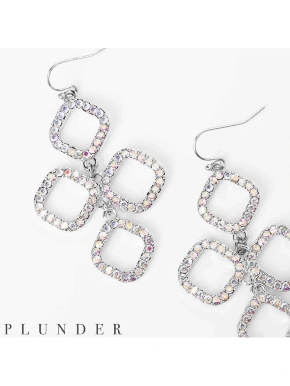 New Plunder Rhinestone Earrings